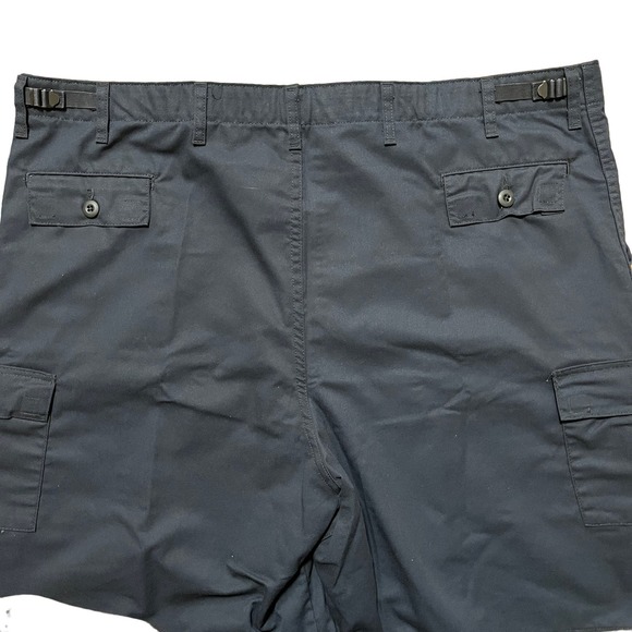 VTG VF IMAGEWEAR Heavy Duty Cargo Shorts in Navy blue SZ 3XL - Picture 4 of 7